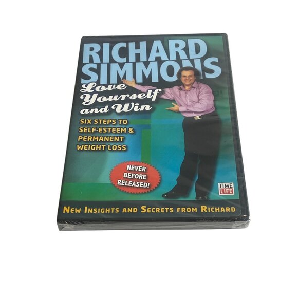 Richard Simmons Love Yourself & Win Workout DVD Motivational Sealed - Picture 1 of 3